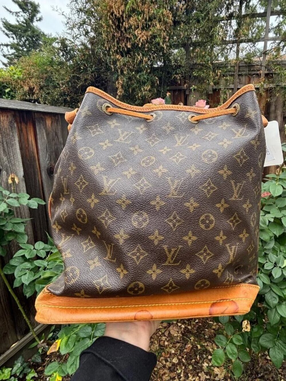 Louis Vuitton Monogram Noe Shoulder Bag - Picture 4 of 14